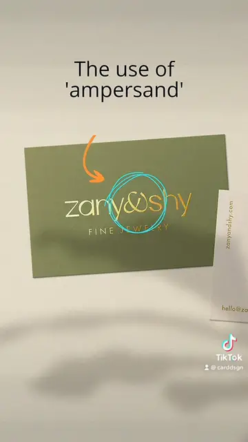 Video thumbnail for Zany & Shy Luxury Jewelry Business Card