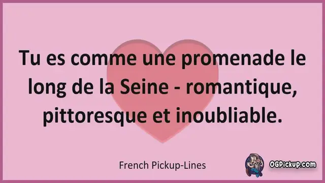 Video thumbnail for French - Pickup-Lines & Rizz for Him & for Her