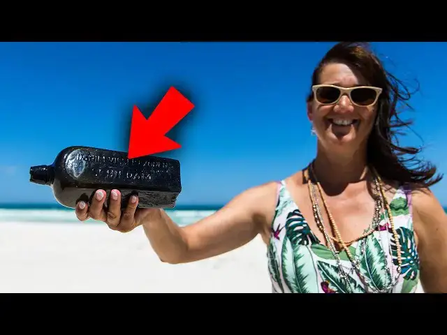 Video thumbnail for A Couple Finds A Bottle on The beach, They've discovered a BIG secret INSIDE it