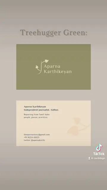 'Video thumbnail for Aparna Karthikeyan Author & Journalist Business Card'