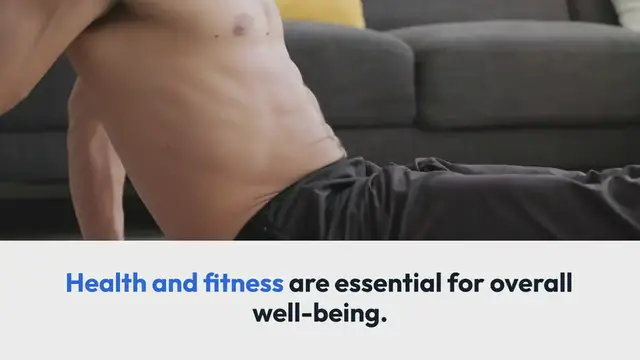 'Video thumbnail for Health And Fitness'