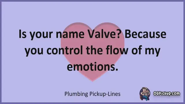 Video thumbnail for Plumbing - Pickup-Lines & Rizz for Him & for Her
