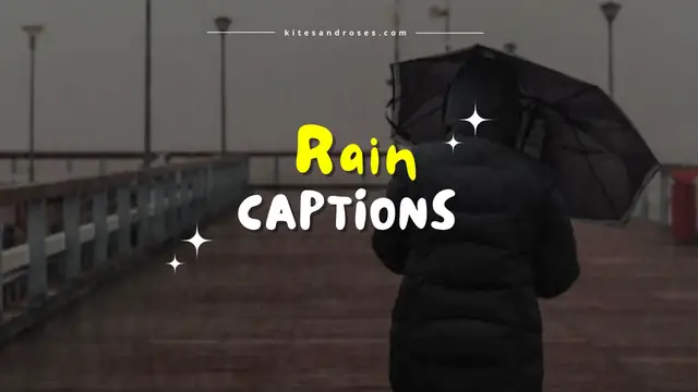 Video thumbnail for 27+ Rain Captions For Instagram [With Quotes]