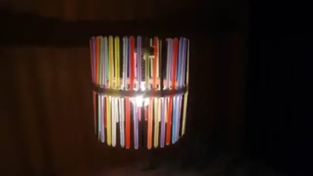 Video thumbnail for How to make Round Shape ceiling lamp with wastage ball-pen | Recycle craft ideas