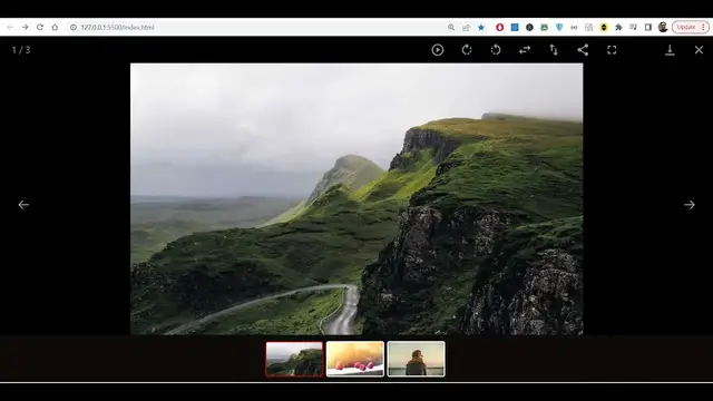 Video thumbnail for Javascript LightGallery.js Example to Build Responsive Lightbox Image Gallery With Editor in Browser