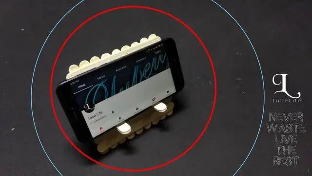 Video thumbnail for DIY Craft- Mobile Stand With Ice Cream Sticks | TubeLife