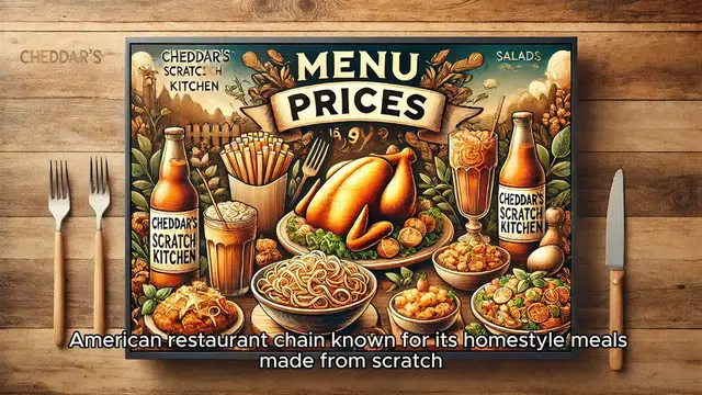 Video thumbnail for Cheddar’s Scratch Kitchen Menu Prices