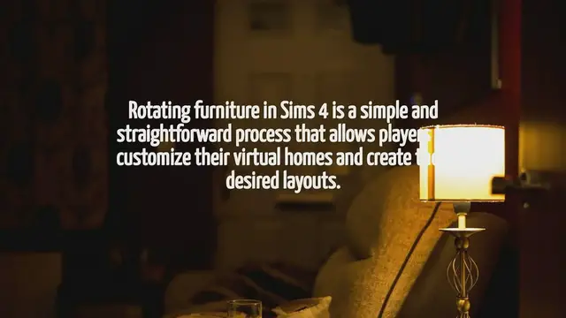 Video thumbnail for How To Rotate Furniture Sims 4