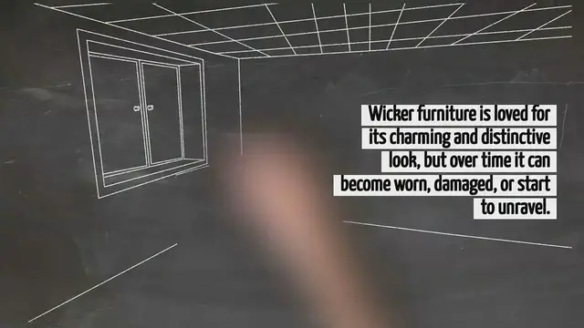 Video thumbnail for How To Fix Wicker Furniture