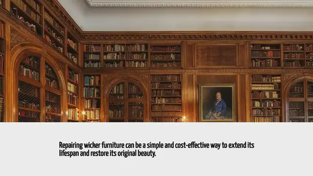 Video thumbnail for How To Repair Wicker Furniture