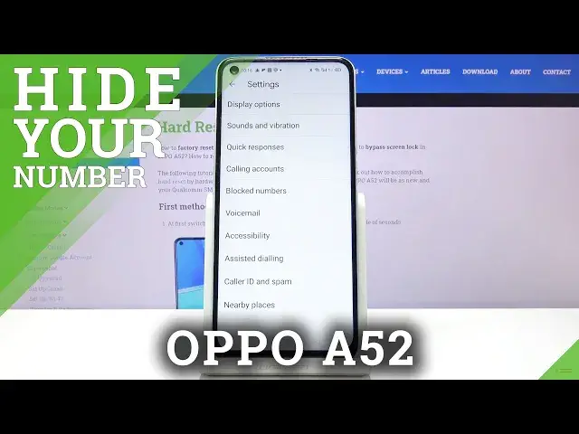 'Video thumbnail for How to Hide or Show Caller ID in OPPO A52 – Make Your Number Private'