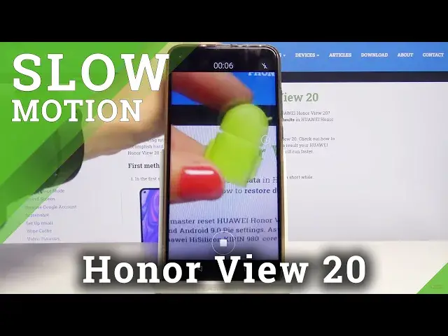Video thumbnail for How to Record in Slow Motion on Honor View 20