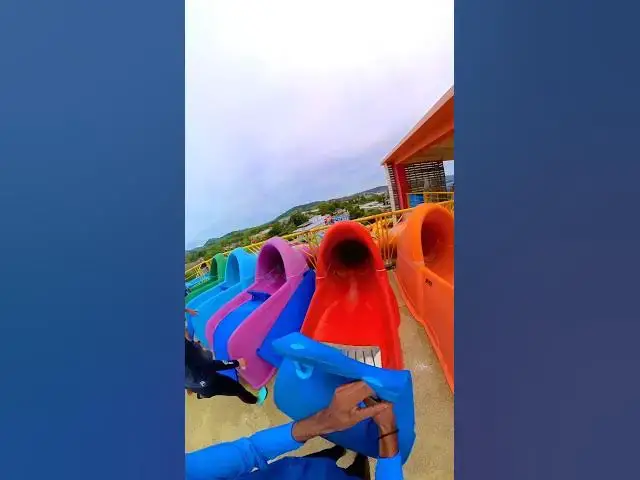 Video thumbnail for MAT Racer Water Slide at Splash Jungle Water Park, Thailand #shorts #waterslide #fun