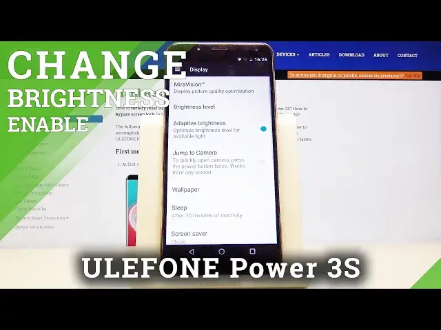 Video thumbnail for How to Activate Auto Brightness on ULEFONE Power 3S - Adaptive Brightness
