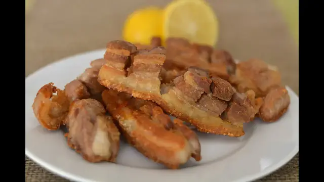 Video thumbnail for Fried Pork Belly Recipe - How To Make Colombian Chicharrón - SyS