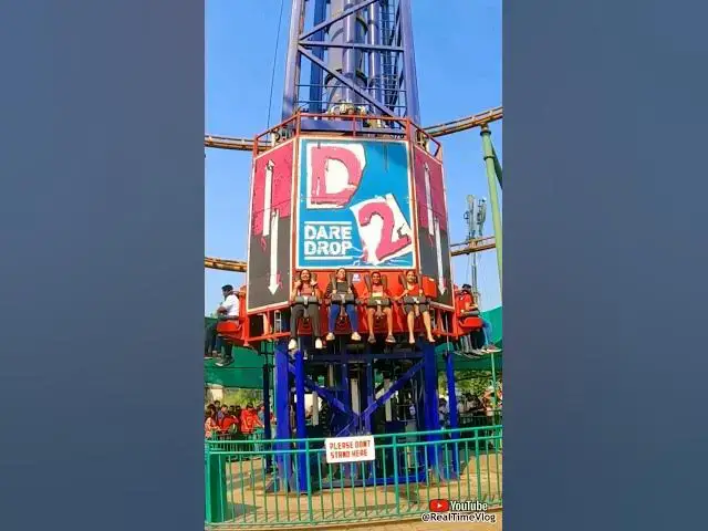 Video thumbnail for DARE 2 DROP 😱 Extreme Thrill Adventure Ride at imagica Theme Park #shorts