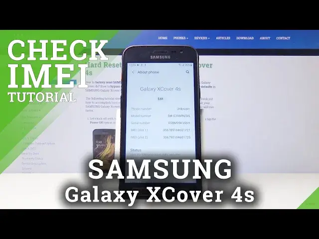 'Video thumbnail for How to Check IMEI & SN in SAMSUNG Galaxy Xcover 4s - Check Phone Info'