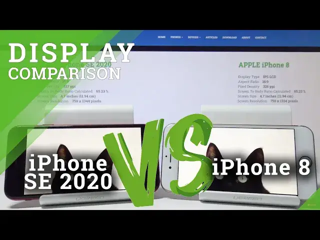 'Video thumbnail for Display Comparison iPhone SE 2020 vs iPhone 8 | Compare Colors / Brightness / Contrast'