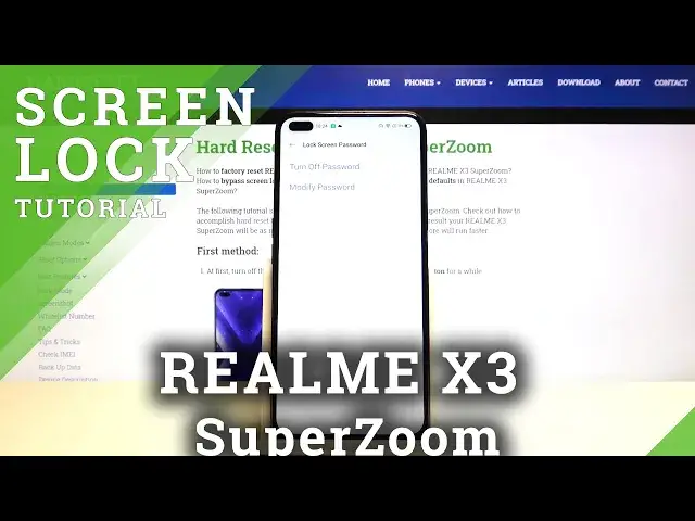 'Video thumbnail for How to Change Lock Method on REALME X3 SuperZoom – Set Screen Lock Method'