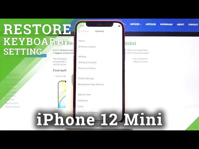 'Video thumbnail for How to Reset Keyboard Dictionary in iPhone 12 mini – Erase Added Words'