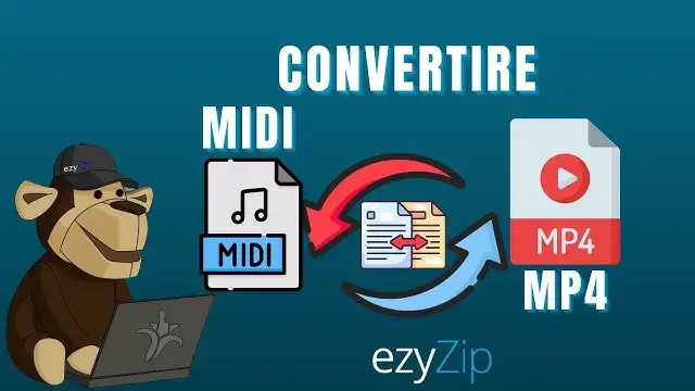 'Video thumbnail for Converti Midi in Mp4 | Conversione Di Formati Audio Online'