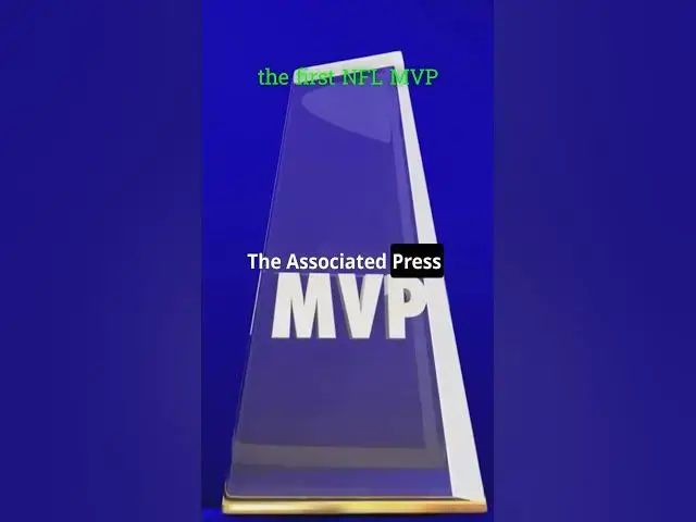 Video thumbnail for The First NFL MVP  #ball #sportsball #games #shorts