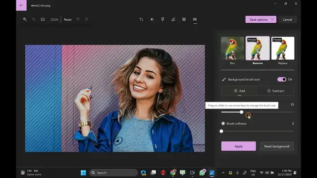 'Video thumbnail for How to Remove or Replace Image Backgrounds in Photos App on Windows 11 | GrowUpWindows'