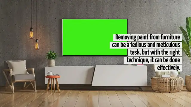 Video thumbnail for How To Remove Paint From Furniture