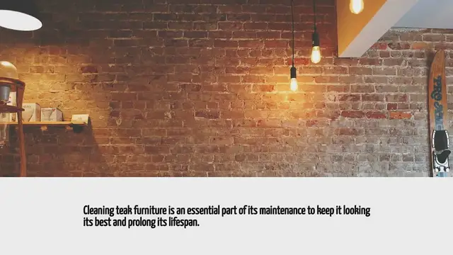 Video thumbnail for How To Clean Teak Furniture