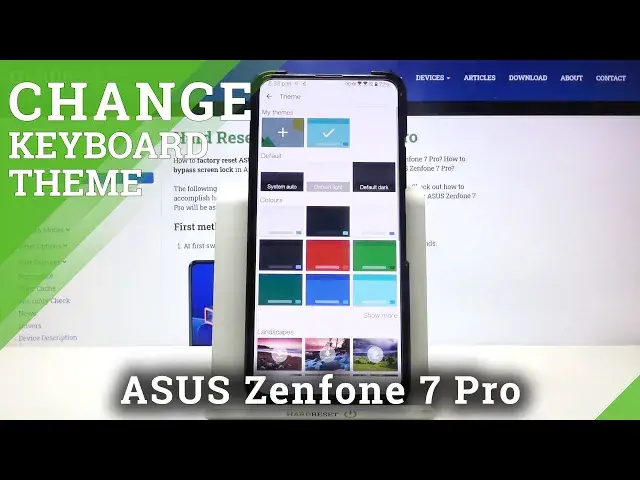 Video thumbnail for How to Customize Keyboard Theme with Picture in ASUS Zenfone 7 Pro?