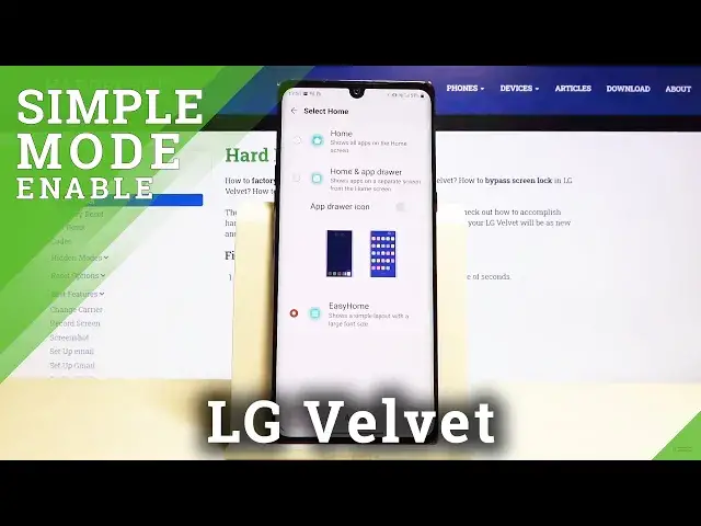 'Video thumbnail for LG Velvet Easy Mode'