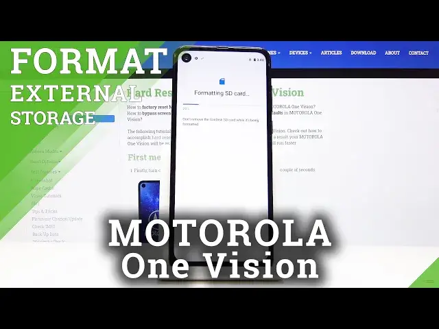 'Video thumbnail for How to Format SD Card in Motorola One Vision - Remove All Data from SD'