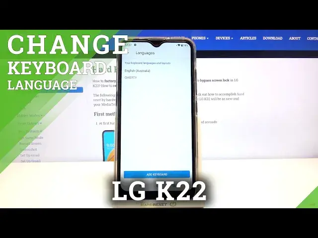 Video thumbnail for How to Change Keyboard Language in LG K22