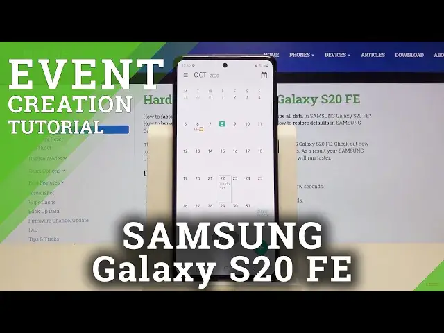'Video thumbnail for How to Add Event to Calendar in SAMSUNG Galaxy S20 FE – Set Up Reminder'