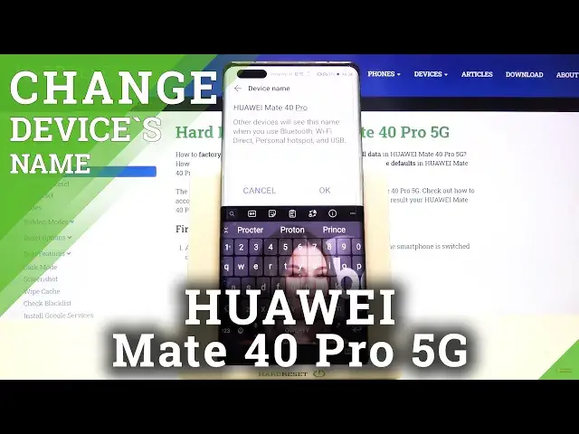'Video thumbnail for How to Change Device Name on HUAWEI Mate 40 Pro 5G - Renaming'
