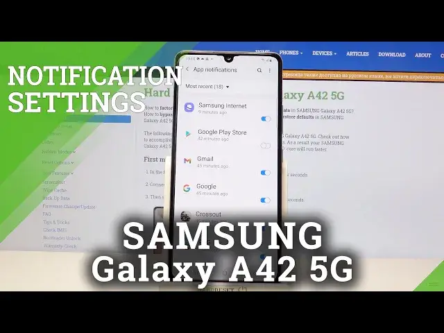 'Video thumbnail for How to Personalize Notifications in SAMSUNG Galaxy A42 5G – Customize Notifications'