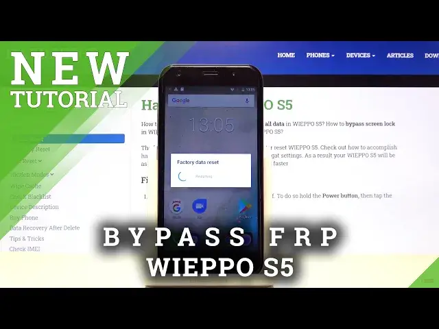 Video thumbnail for How to Unlock FRP in WIEPPO S5 – Bypass Google Verification