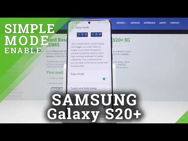 'Video thumbnail for How to Enable Easy Mode on Samsung Galaxy S20+ - Change Icon Size'
