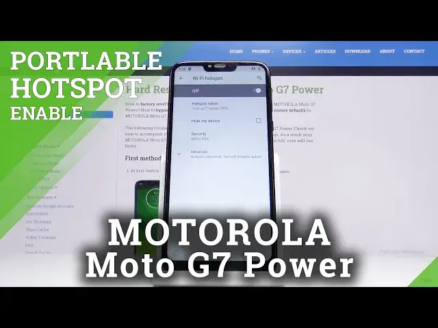 'Video thumbnail for How to Activate Portable Hotspot in MOTOROLA Moto G7 Power – Find Hotspot Settings'