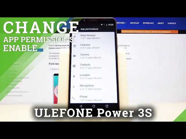 Video thumbnail for How to Change App Permissions in ULEFONE Power 3S – Find App Permissions Section