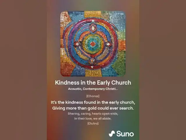 Video thumbnail for Kindness in the Early Church: A Musical Tribute to Early Christian Kindness