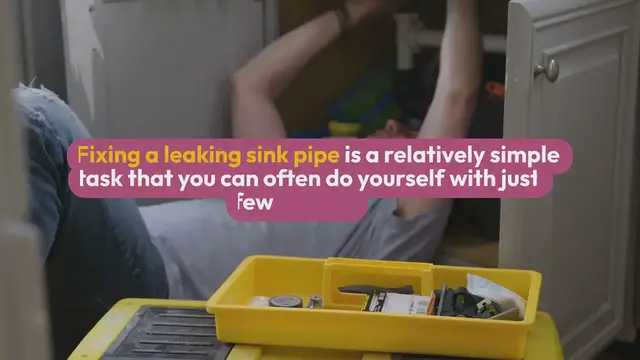 Video thumbnail for How to Fix a Leaking Sink Pipe