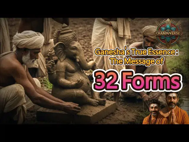 Video thumbnail for Ganesha's True Essence: The Message of 32 Forms గణనాథుని నిజమైన సారం: 32 రూపాల సందేశం |