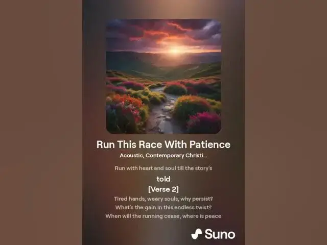 Video thumbnail for Spiritual Endurance - Run This Race With Patience Song