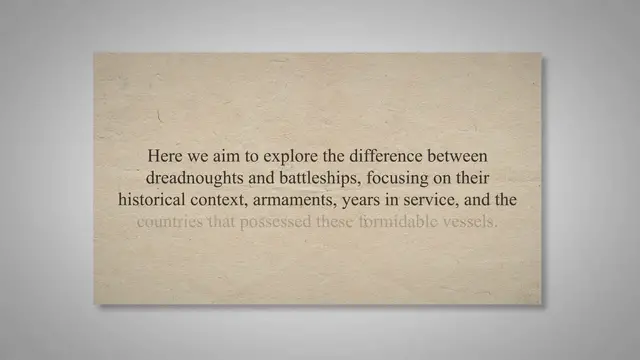 Video thumbnail for What IS the Difference Between a Dreadnought and a Battleship?