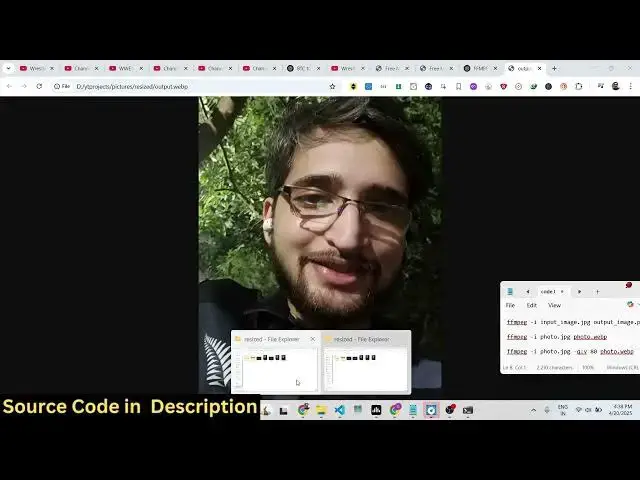 Video thumbnail for FFMPEG Command to Convert Images From JPG,PNG to Webp Format in Terminal