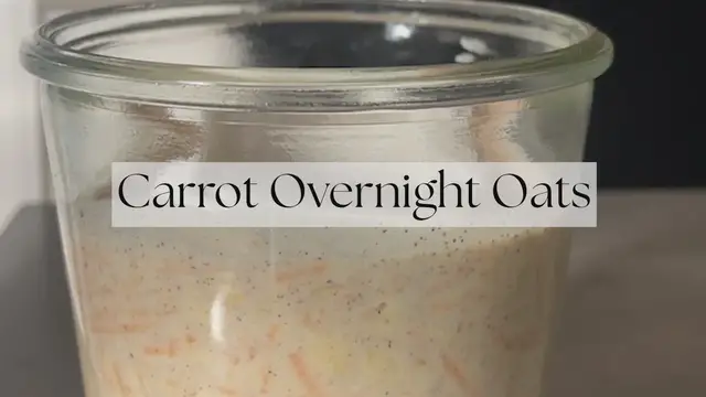 Video thumbnail for Carrot Cake Overnight Oats