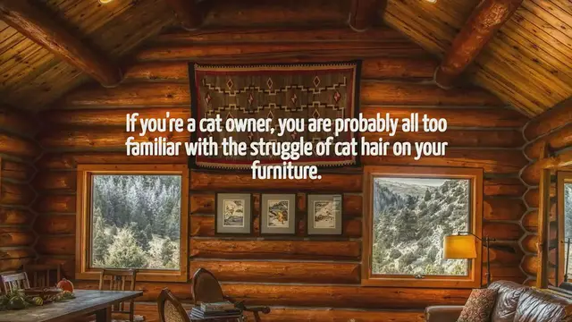 Video thumbnail for How To Remove Cat Hair From Furniture