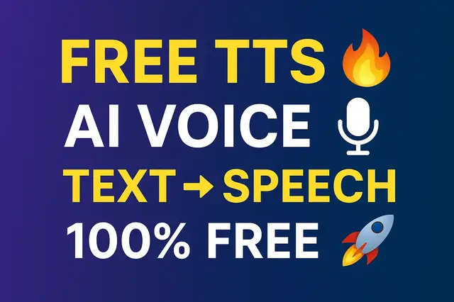 'Video thumbnail for 🔥 Free Text to Speech Tool | Natural AI Voices | Fast & Easy Online TTS'