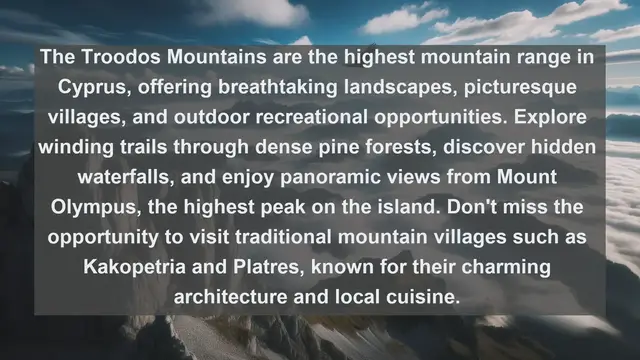 Video thumbnail for Discover Cyprus's Natural Wonders: Top 10 Must-See Landscapes